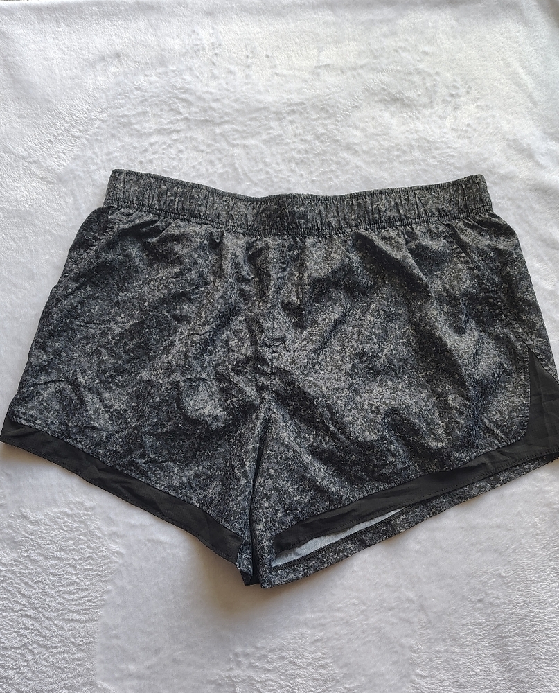 Athletic Works Gray Athletic Shorts Elastic Waistband